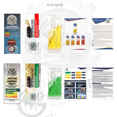 Cs Motor Test Cs Motor Aşınma ve Conta Kaçak Testi- 2'li Avantajlı — 2. ürün görseli
