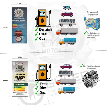 Cs Motor Test Cs Motor Aşınma ve Conta Kaçak Testi- 2'li Avantajlı — 6. ürün görseli