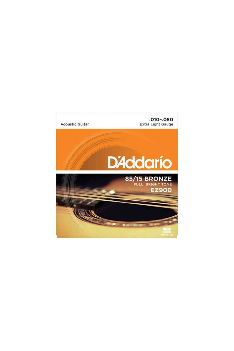 D'Addario EZ900 85/15 Bronze Akustik Gitar Teli (10-50)