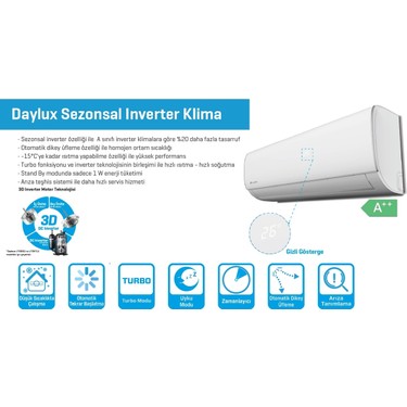 Daikin Daikin Daylux DTXP50A A++ 18000 BTU Inverter Duvar Tipi Klima Split (Montaj — 2. ürün görseli