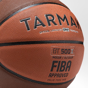 Decathlon Decathlon Kipsta Basketbol Topu - 7 Numara - Kahverengi - Grip Match — 6. ürün görseli