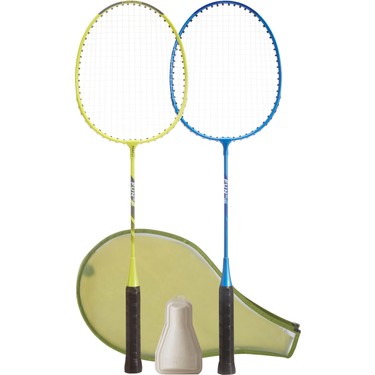 Decathlon Decathlon Perfly Yetişkin Badminton Raket Seti 2'li Sarı/Mavi - Dayanıklı ve Kontrol Kolaylığı fiyatı ve görseli