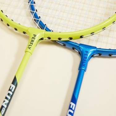 Decathlon Decathlon Perfly Yetişkin Badminton Raket Seti 2'li Sarı/Mavi - Dayanıklı ve Kontrol Kolaylığı — 2. ürün görseli