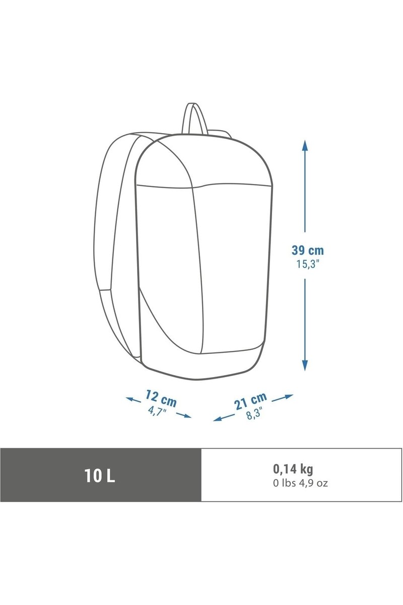 Decathlon Decathlon Quechua Outdoor Sırt Çantası - 10L - Siyah - Nh 100 — 3. ürün görseli