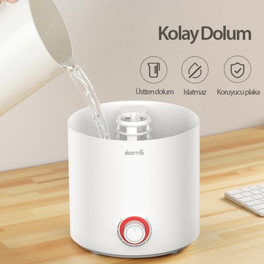 Deerma Deerma F300 Ultrasonik Soğuk Buhar Makinesi 2,5 lt Üstten Dolum Özelliği ile Portatif — 4. ürün görseli