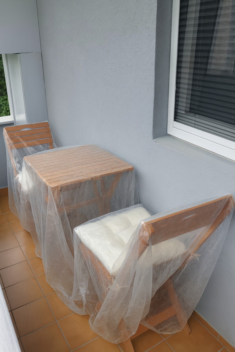 Dekals Dekals Su Geçirmez Naylon Bahçe Mobilya Koruma Örtüsü 240X165 cm Köşeli Masa İçin — 2. ürün görseli