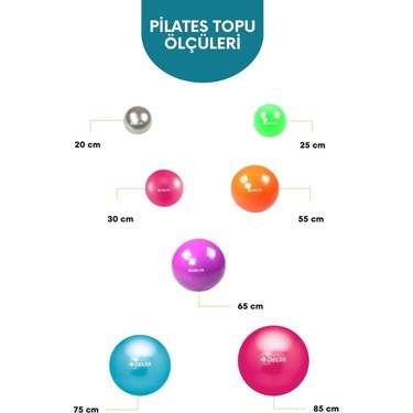 Delta Delta 20 cm Dura-Strong Mini Pilates Topu Denge Egzersiz — 2. ürün görseli