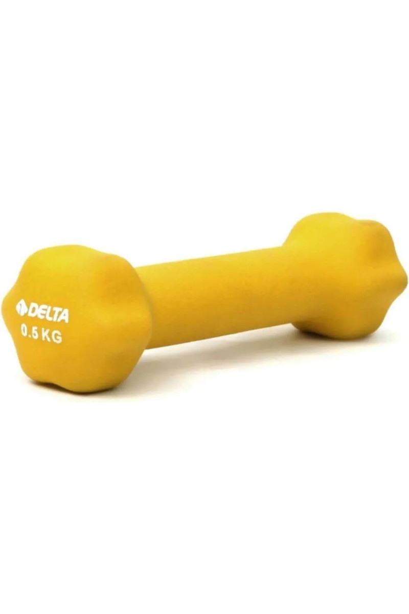 Delta Delta Deluxe Neopren Kaplı Sarı Demir Dambıl 0,5 kg Ağırlık ve Ergonomik Tasarım Özellikli — 2. ürün görseli