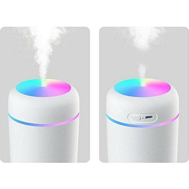 DEMİRKOL DEMİRKOL LED Işıklı Mini Ortam Oda Hava Nemlendirici ve Taşınabilir Buhar Makinesi H2O — 2. ürün görseli