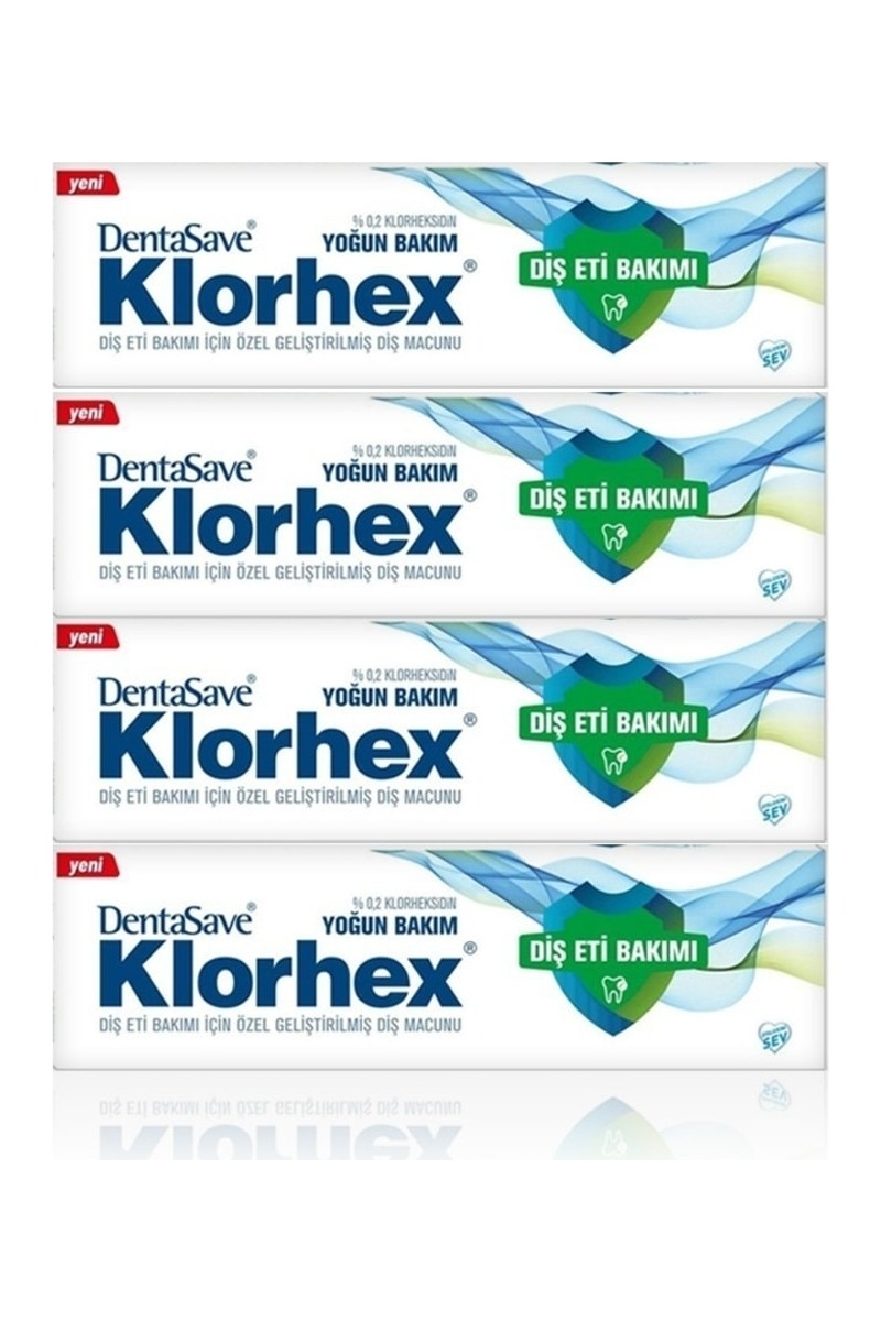 Dentasave Dentasave Klorhex Yoğun Bakım Diş Macunu Diş Eti Bakımı 75 ml x 4 — 2. ürün görseli