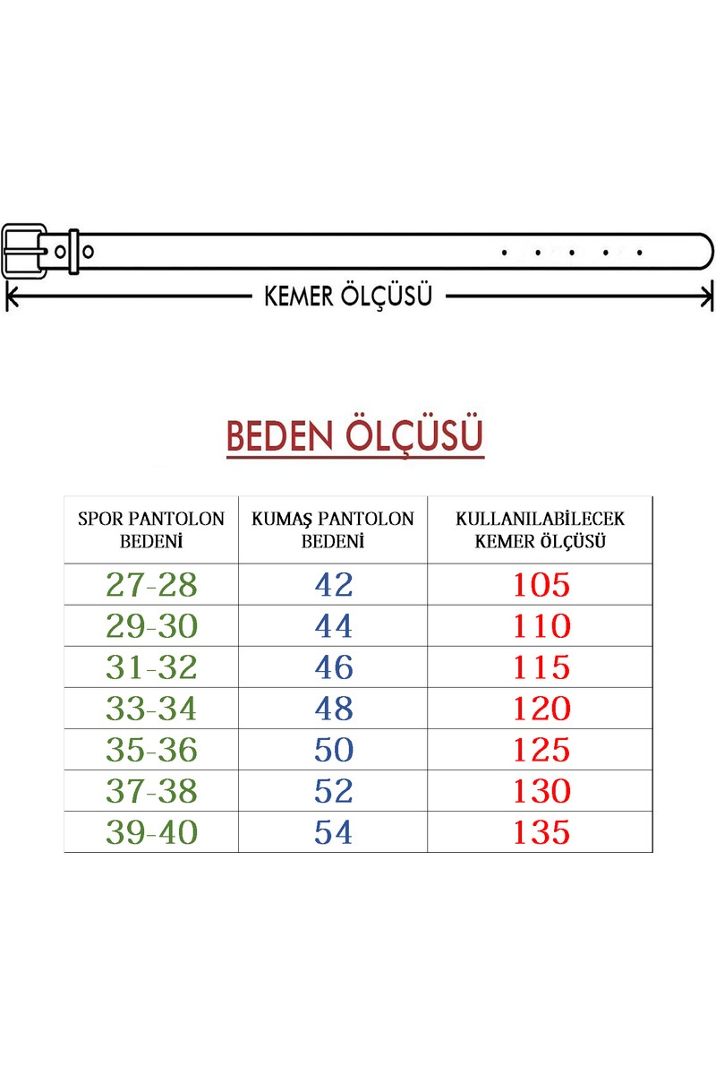 Deribond Deribond Erkek Kemer Kot ve Kanvasa — 6. ürün görseli