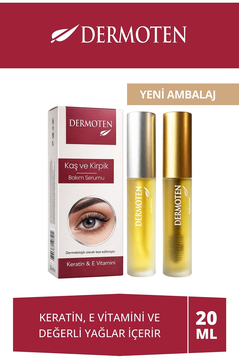 Dermoten Kaş & Kirpik Bakım Yağı 20 ml