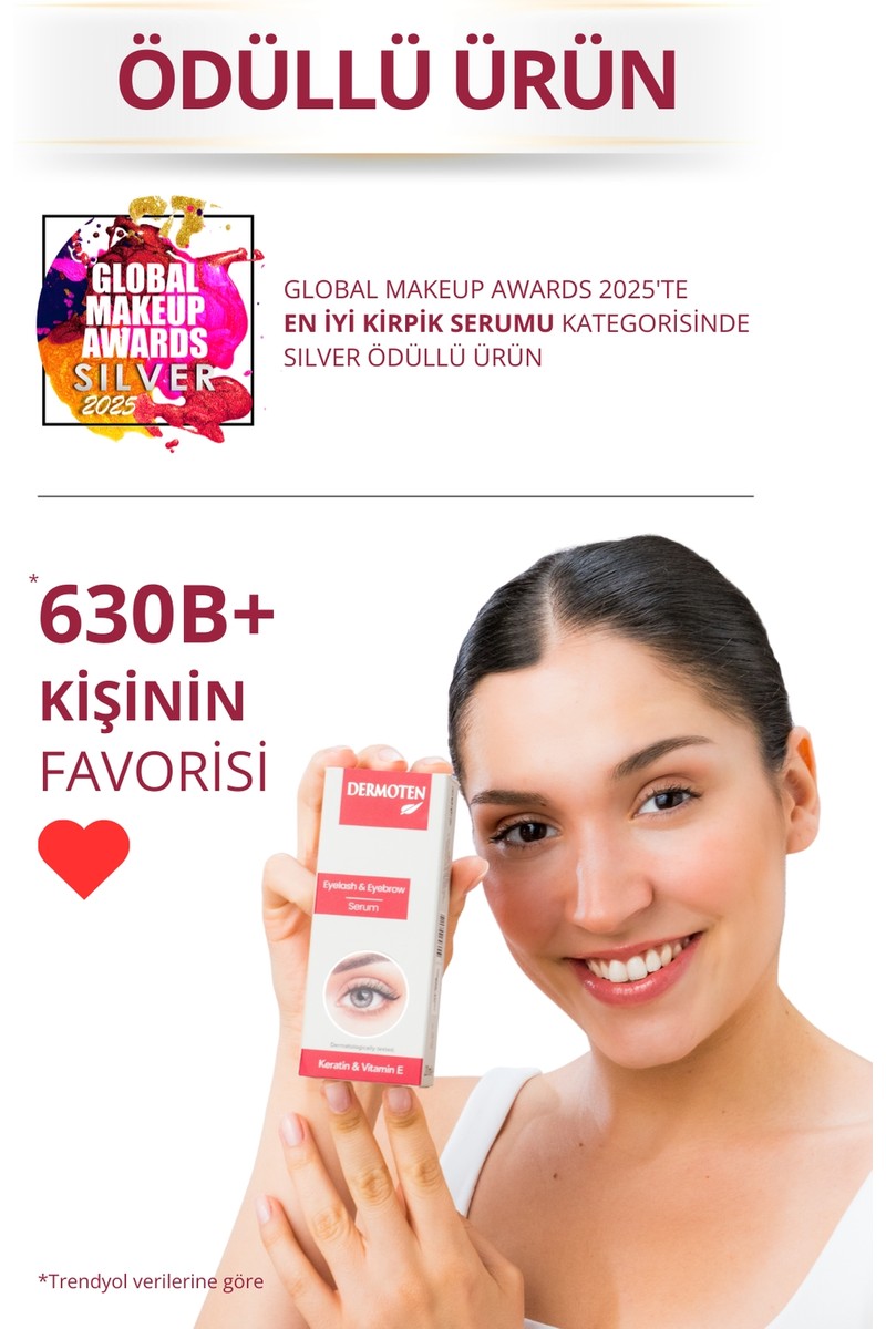 Dermoten Dermoten Kaş & Kirpik Bakım Yağı 20 ml — 3. ürün görseli
