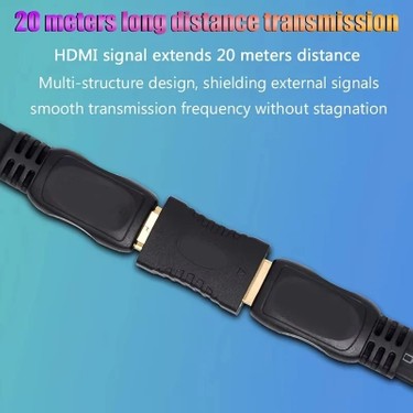 Derwell Derwell HDMI Kablo Ara Birleştirici Hd 1080P 2k 4K Destekli Dişi Dişi HDMI Kablo Uzatma Ara Uzatıcı — 5. ürün görseli