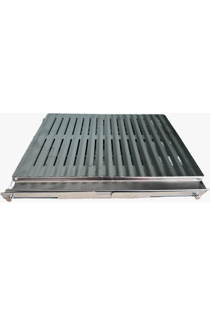 Despina Despina Home Katlanabilir Krom Izgaralı Galvaniz Mangal Çantalı 0.60MM Kalın — 3. ürün görseli