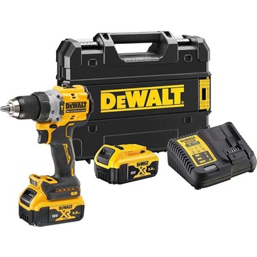 Dewalt Dewalt DCD805P2T 18V 5.0AH Li-Ion Kömürsüz Çift Akülü Darbeli Matkap 1060 W Güç ve Anahtarsız fiyatı ve görseli