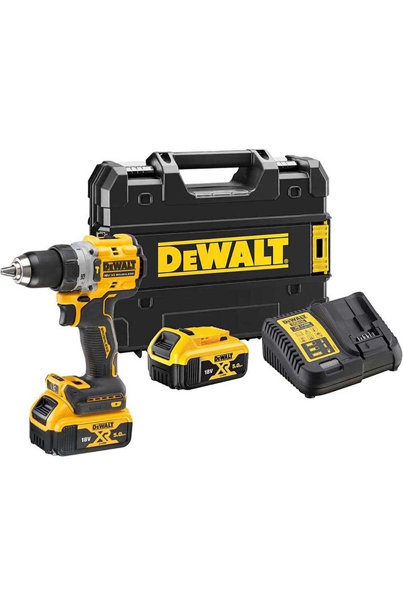 Dewalt Dewalt DCD805P2T 18V 5.0AH Li-Ion Kömürsüz Çift Akülü Darbeli Matkap 1060 W Güç ve Anahtarsız — 2. ürün görseli