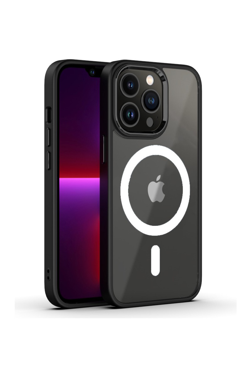 Dexmon Dexmon iPhone 13 Pro Max Kılıf Magsafe Özellikli Metal Kamera Korumalı Kenarları Renkli Transparent — 6. ürün görseli