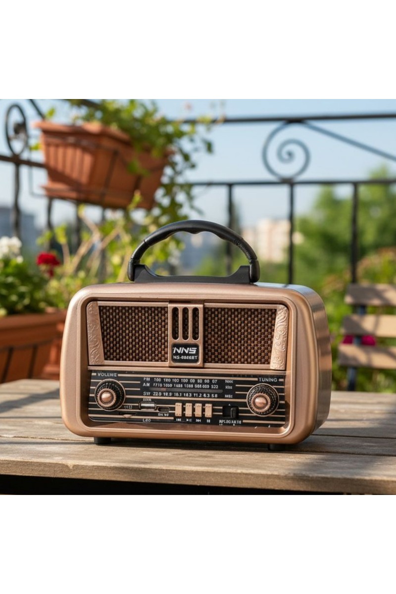 Dexxony Dx-68 Nostaljik Fm Radyo & Bluetooth Hoparlör -