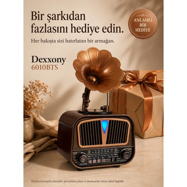 Dexxony Dexxony Elite 6010BTS Güneş Panelli Bluetooth Nostaljik Gramofon Radyo - Ev Hediyesi Dekoratif Dexxony Dexxony Elite 6010BTS Güneş Panelli Bluetooth Nostaljik Gramofon Radyo - Ev Hediyesi Dekoratif fiyatı ve görseli