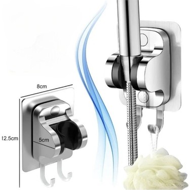 deyhome Deyhome 5 Fonksiyonlu Filtreli Duş Başlığı 4’lü Set – 150 cm Örgülü Duş Hortumu, Yapışkanlı Mafsal — 2. ürün görseli