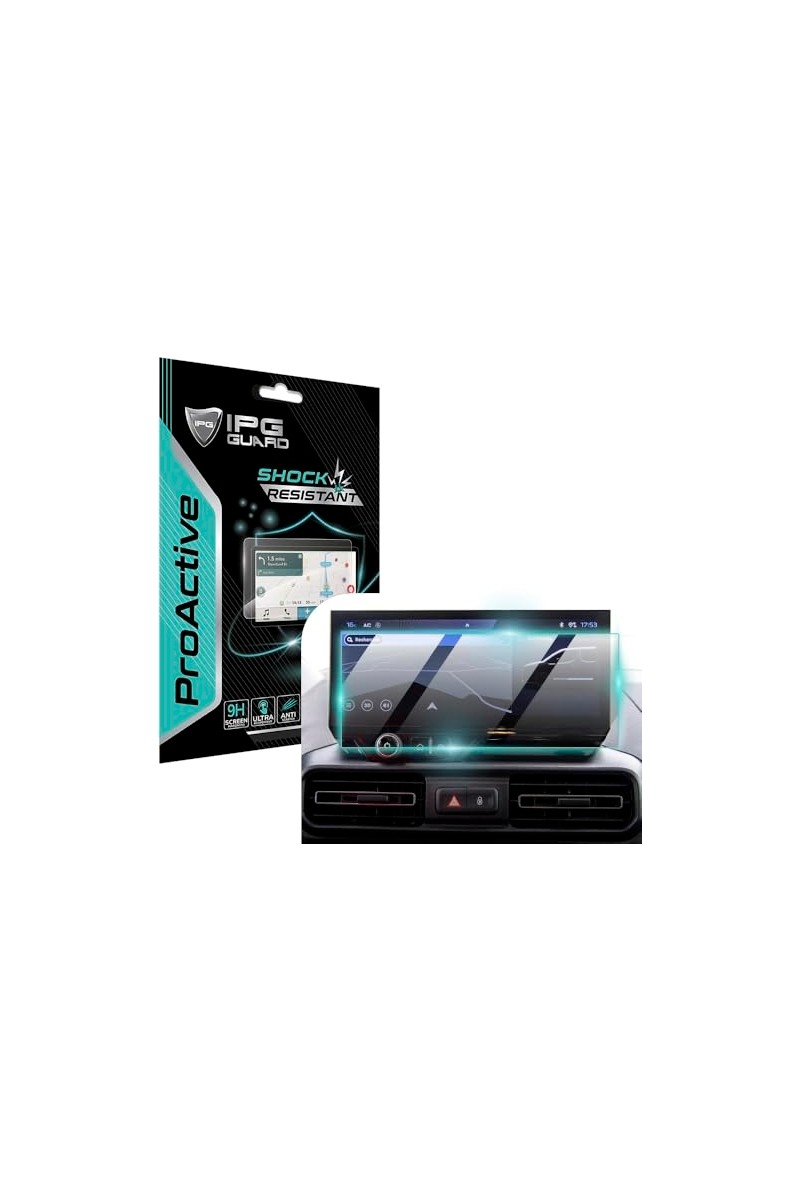 Die Grup Peugeot 2024 Rifter 10 Inch Navisyon Için 9h Nano Ipg Active Ekran Koruyucu, Pürüzsüz Cam Bitiş, Ultra Duyarlı Dokunmatik Hasiyet