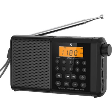Flagen Dijital Ekranlı Saatli Manuel Kanal Arama & Kayıt Özellikli Fm Radyo Bluetooth Hoparlör fiyatı ve görseli