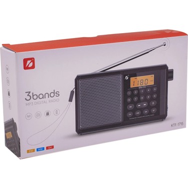 Flagen Dijital Ekranlı Saatli Manuel Kanal Arama & Kayıt Özellikli Fm Radyo Bluetooth Hoparlör — 4. ürün görseli