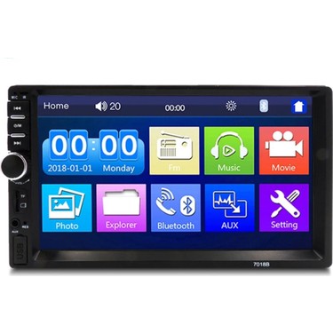 Navimex Dimex 9901 7 Inç Usb / Aux / Hafıza Kart Okuyuculu / Double Oto Teyp + Geri Görüş fiyatı ve görseli