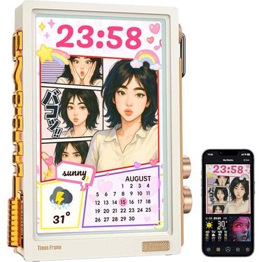 Divoom Divoom Times Frame 10.1 Akıllı Kişiselleştirilebilir Dijital Çerçeve, 64GB fiyatı ve görseli