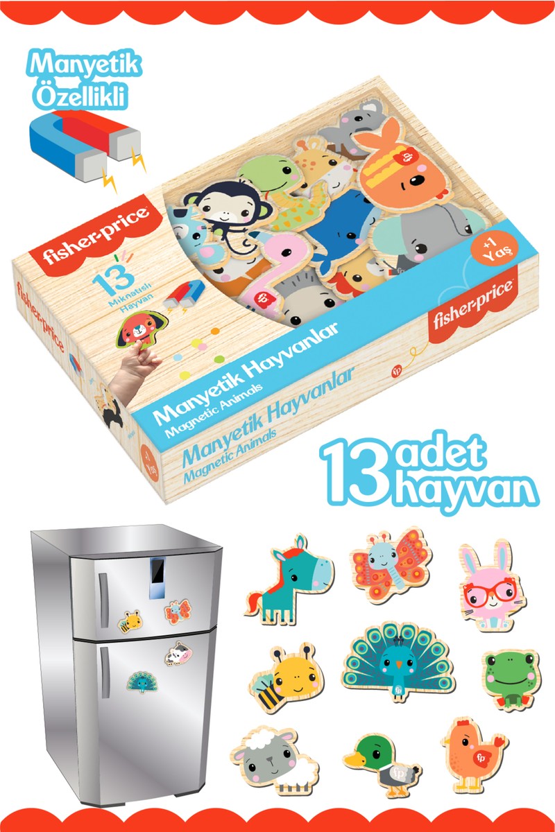 DIYTOY DIYTOY Fisher-Price Diytoy Manyetik Hayvanlar — 2. ürün görseli