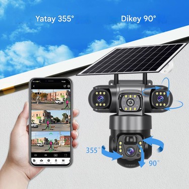 Dobest Dobest 4K 4g Solar Ptz Güvenlik Kamerası – Otomatik Takip, Anında Alarm, Renkli Gece Görüşü, — 4. ürün görseli