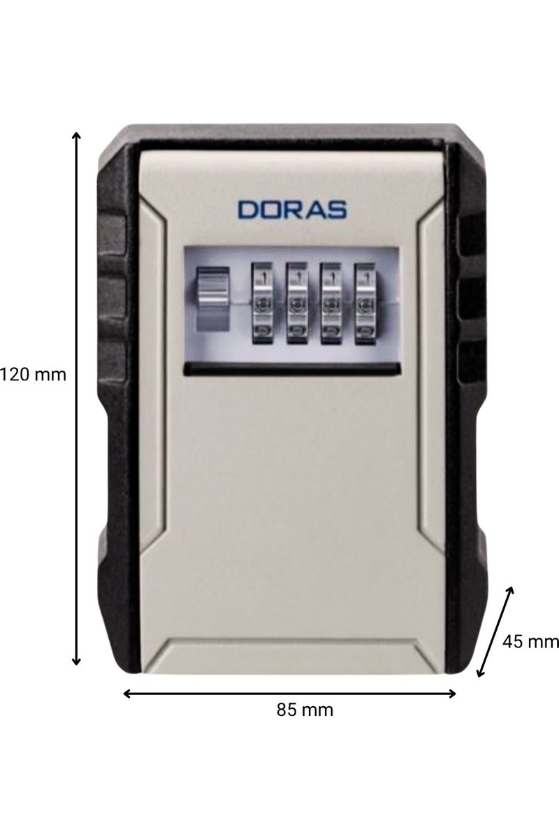 Doras Doras Şifreli Anahtar Kutusu Siyah Yüksek Güvenlikli Ergonomik Kullanım İçin Modern Tasarım — 2. ürün görseli