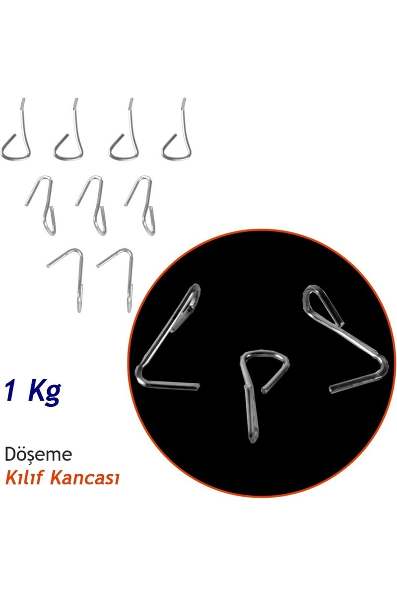 Nyf Döşeme Kancası S Tipi 1 kg Koltuk Kılıfı Kancası — 5. ürün görseli