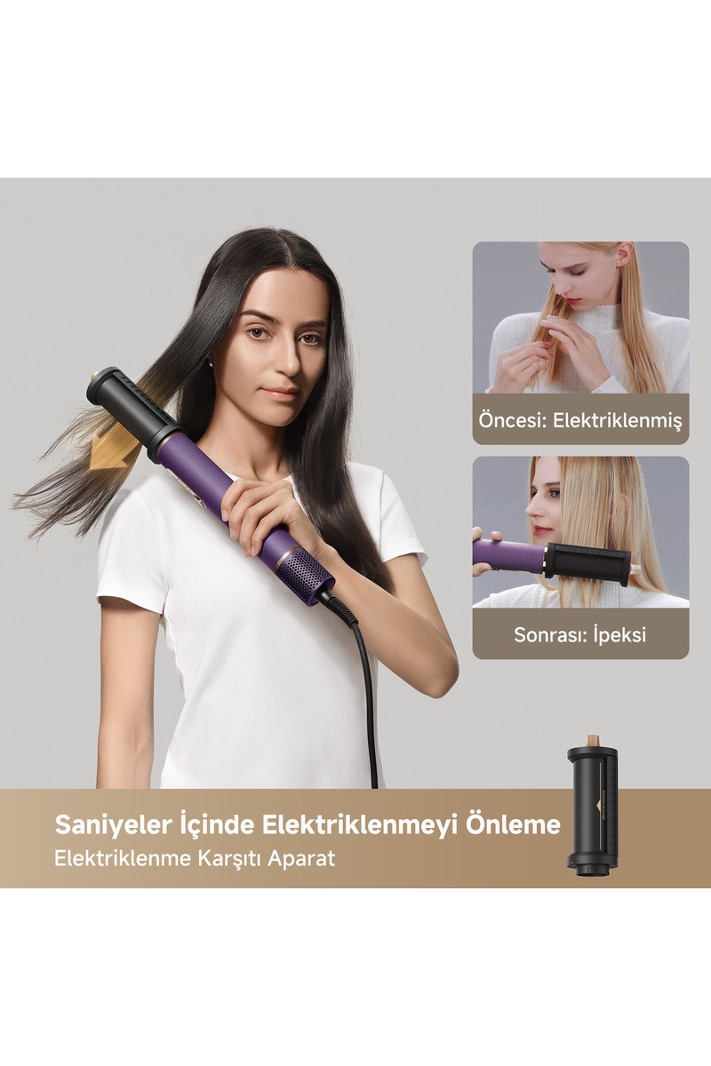 Dreame Dreame Airstyle Pro Saç Şekillendirme Seti Mor — 3. ürün görseli