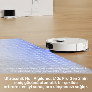 Dreame Dreame L10s Pro Gen 2 Robot Süpürge Beyaz, 7.000PA Emiş — 5. ürün görseli