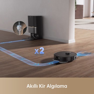 Dreame Dreame X40 Ultra Robot Süpürge Siyah, 12.000 Pa Emiş — 4. ürün görseli