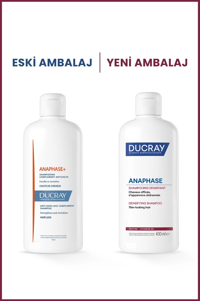 Ducray Ducray Anaphase Densifying Saç Dökülmesine Karşı Şampuan İncelmiş ve Seyrekleşmiş Saçlar için 400 ml — 2. ürün görseli