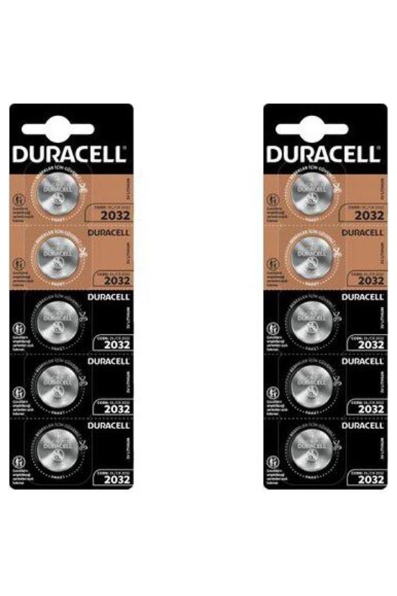 Duracell 2032 Lithium 3V Kartela 10'lu Pil