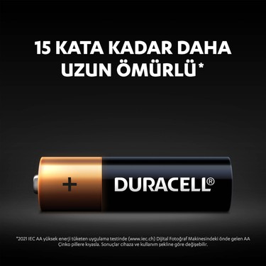 Duracell Duracell Alkalin Aa Kalem Piller — 3. ürün görseli