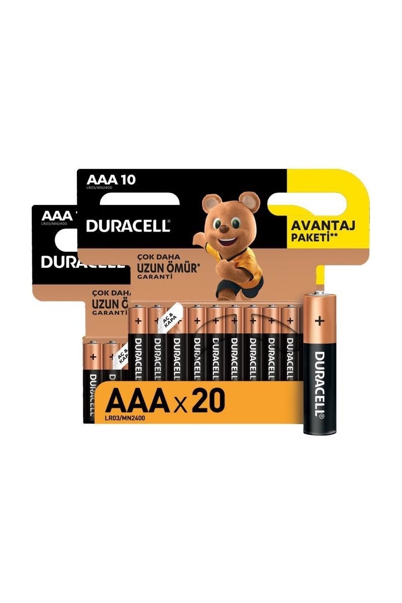 Duracell Duracell Alkalin Aaa Ince Kalem Piller 20'li — 2. ürün görseli