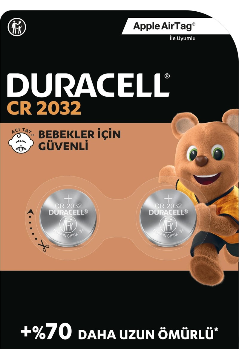 Duracell CR2032 Lityum Düğme Piller 3V