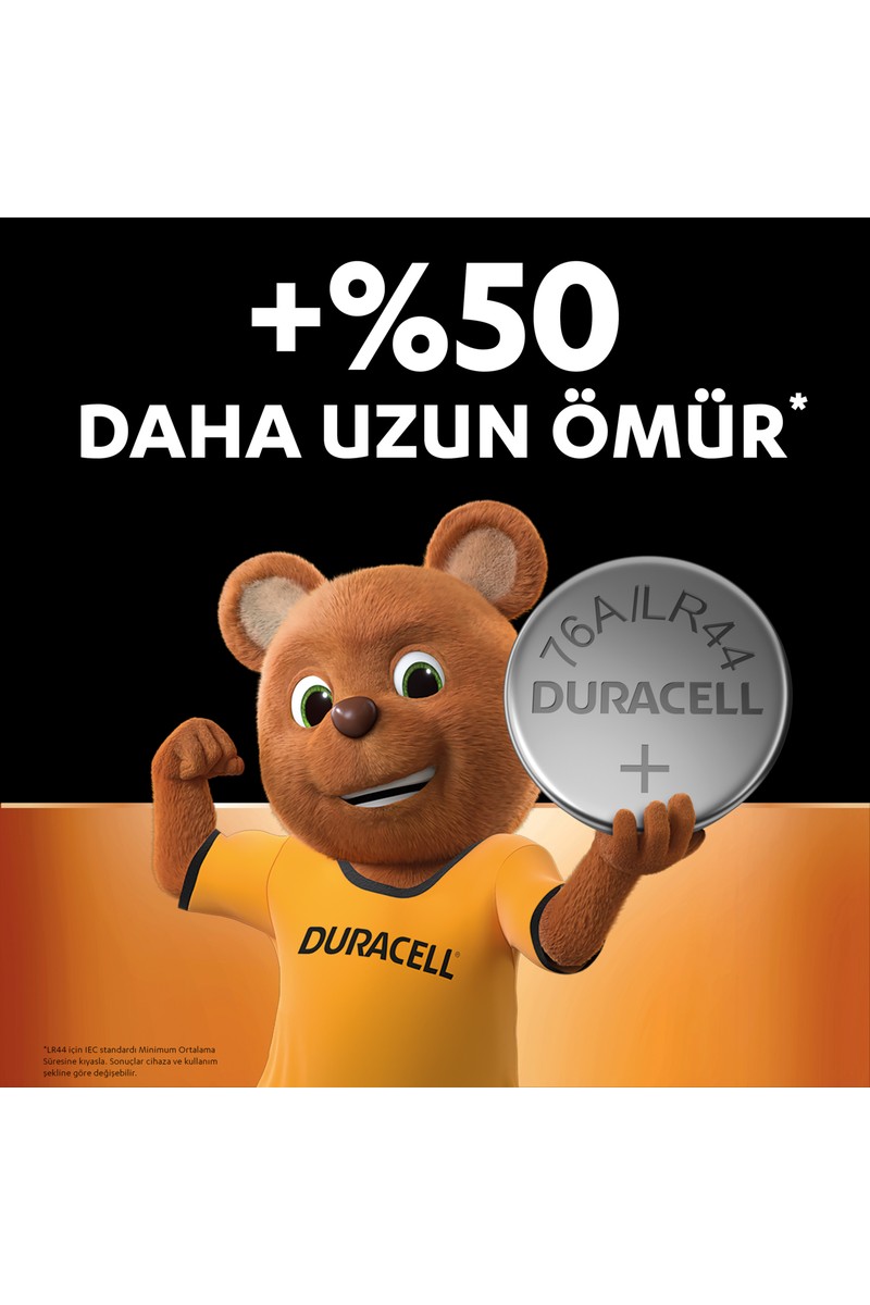 Duracell Duracell LR44 (4’li Paket) özel alkalin pil 1,5V (A76) — 3. ürün görseli