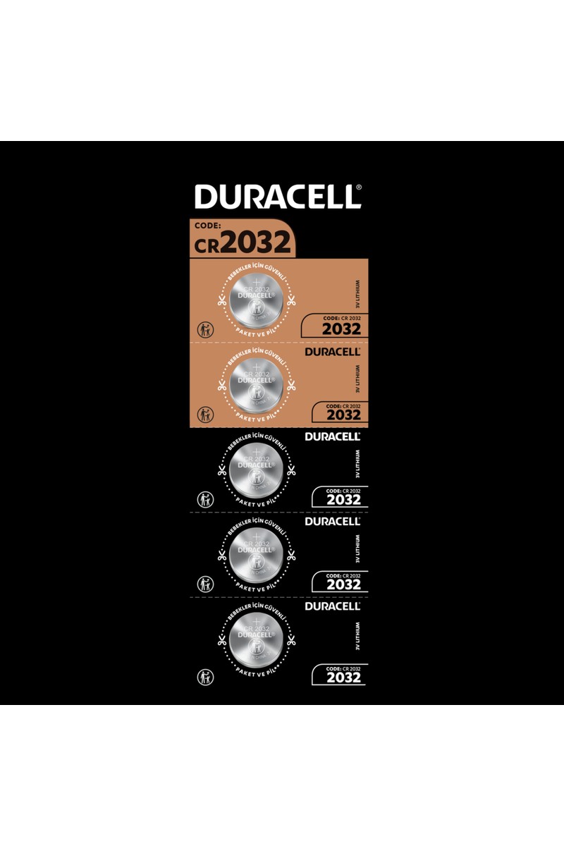 Duracell Duracell Özel 2032 Lityum Düğme Pil 3V, (CR2032) 5 adet — 2. ürün görseli