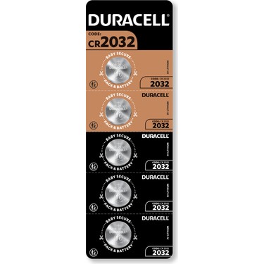Duracell Duracell Özel 2032 Lityum Düğme Pil 3V, (CR2032) 5 fiyatı ve görseli