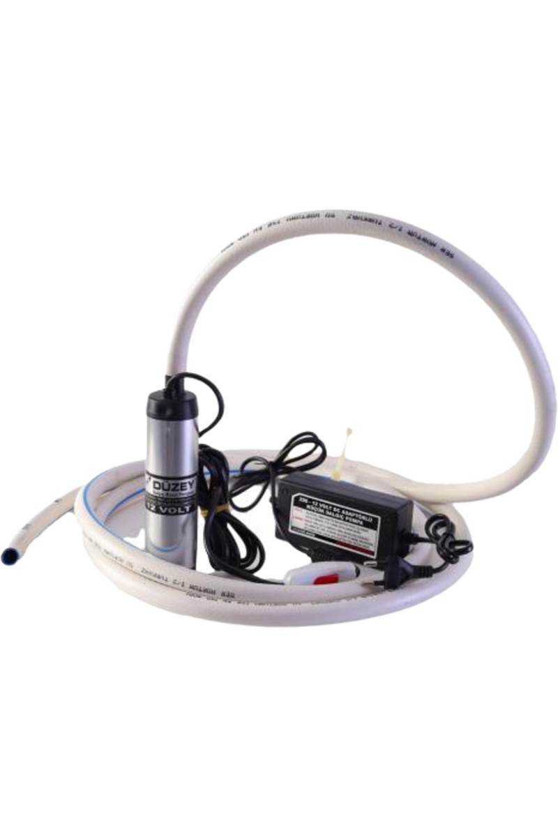 Düzey Düzey 12 Volt Mini(Küçük) Akü Başlıklı Dalgıç Pompa & 3 Metre Hortumlu — 3. ürün görseli