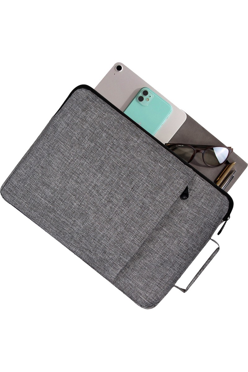 D'Vers D'Vers Gri Unisex 13 - 13.3 - 14 Inç Uyumlu Macbook Kılıf Notebook Laptop Çantası — 3. ürün görseli