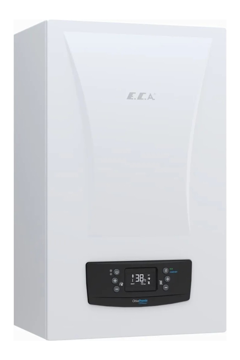 E.C.A. Citius Premix 24KW Erp Yoğuşmalı Hermetik Kombi+Baca Kiti