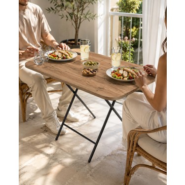 Ecowood Ecowood Katlanır Masa 60X90 cm – Yemek Masası|balkon — 2. ürün görseli