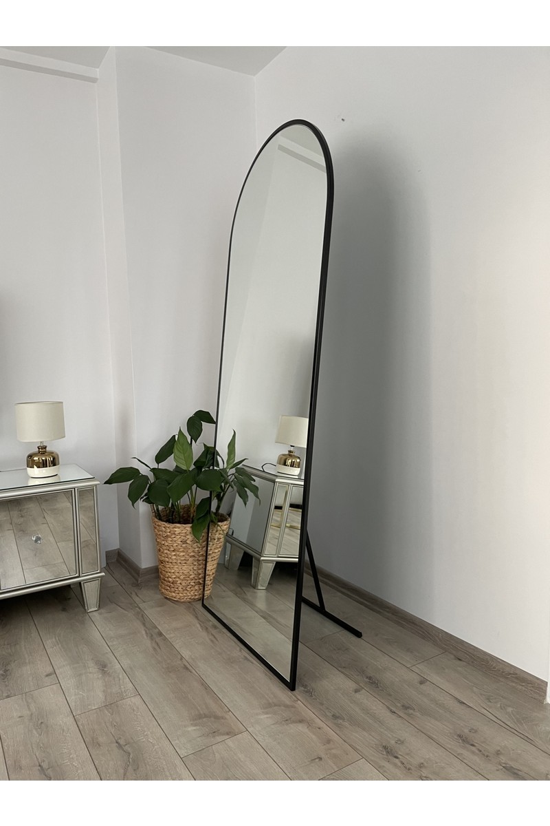 Effe Effe Yapı Dekor Siyah Metal Çerçeveli 180X70 cm Ayaklı Boy Aynası — 2. ürün görseli